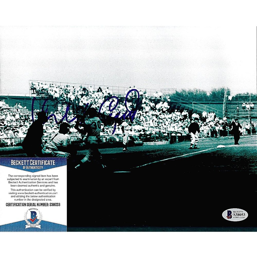 Orlando Cepeda Signed S.F. Giants 8x10 Photo Beckett BAS Autographed Cert COA